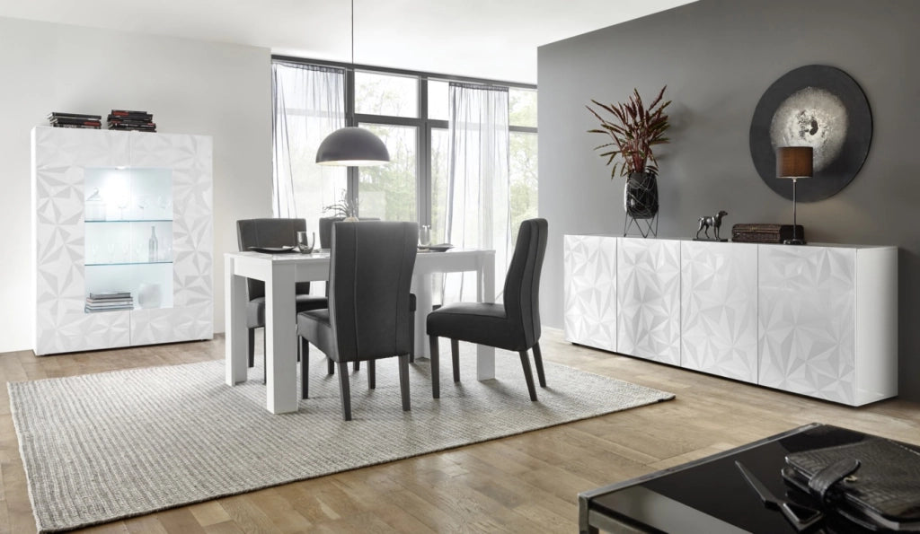 Credenza/Vetrina MOSCA bianco