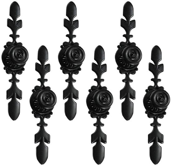 Maniglie per porte 120 mm - Maniglie per mobili - Maniglie per armadi - Stile vintage - Lega di alluminio - Inclusi viti
