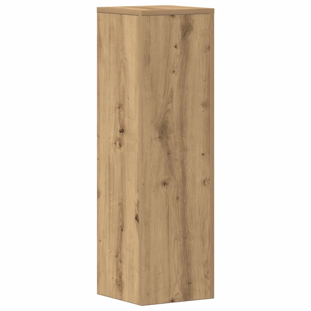 Supporti per Piante 2 pz Rovere 25x25x80 cm in Multistrato