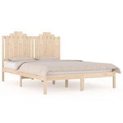 Letto matrimoniale | Letto per adulti | Giroletto in Legno Massello 135x190 cm Small Double
