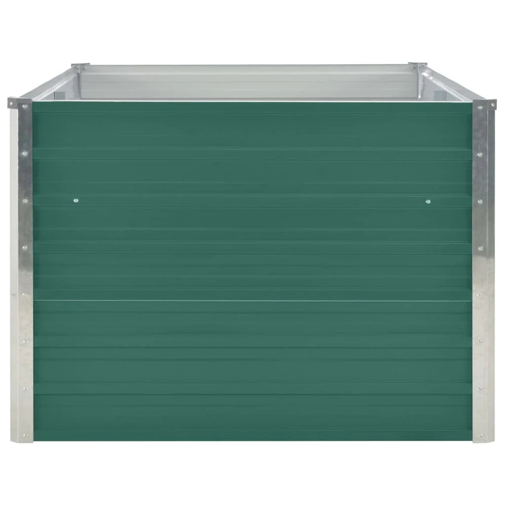 Fioriera 160 x 80 x 45 cm acciaio zincato verde 02_0000795