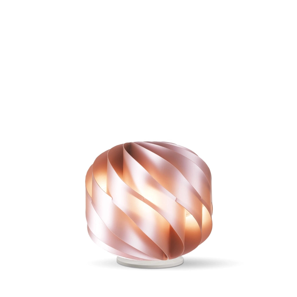 Lampada Da Scrivania Moderna Globe Polilux ® Pink Metal 1 Luce E27 D40Cm
