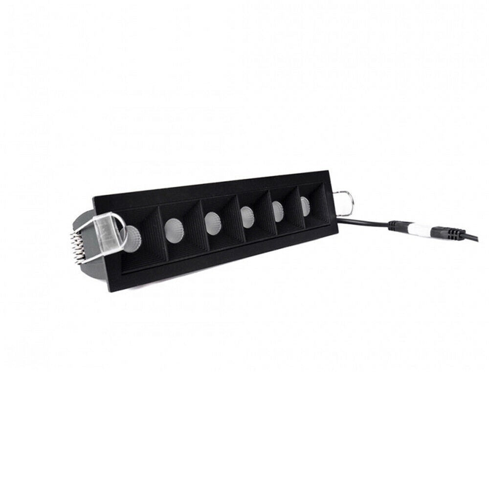 Trade Shop - Faretto Led Incasso 12w Soffitto Moderno Nero Luce 6500k 3000k 4000k Spot -