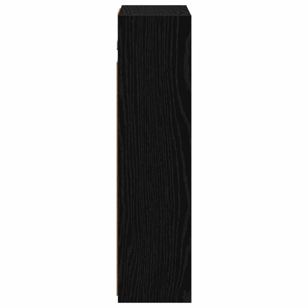 Mobiletto per specchio da bagno Rovere Nero 43 x 16 x 62.5 cm