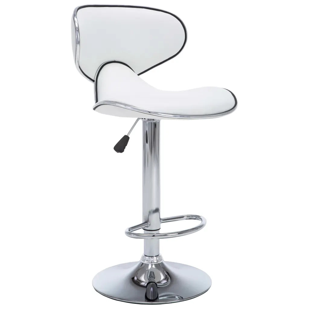 Sgabelli da Bar 2 pz Bianchi in Similpelle cod mxl 55014