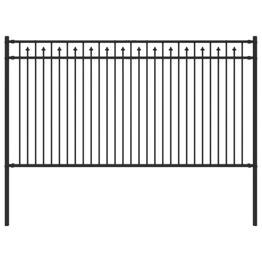 Recinzione da Giardino | Recinzione a picchetto BAARLO Nero