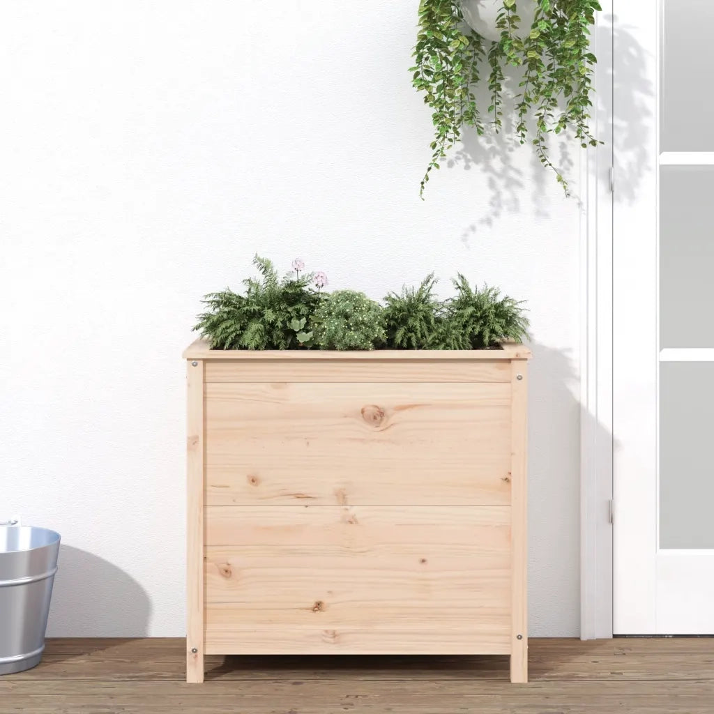 Fioriera da Giardino-Vaso da Esterno 82,5x40x78 cm in Legno Massello di Pino