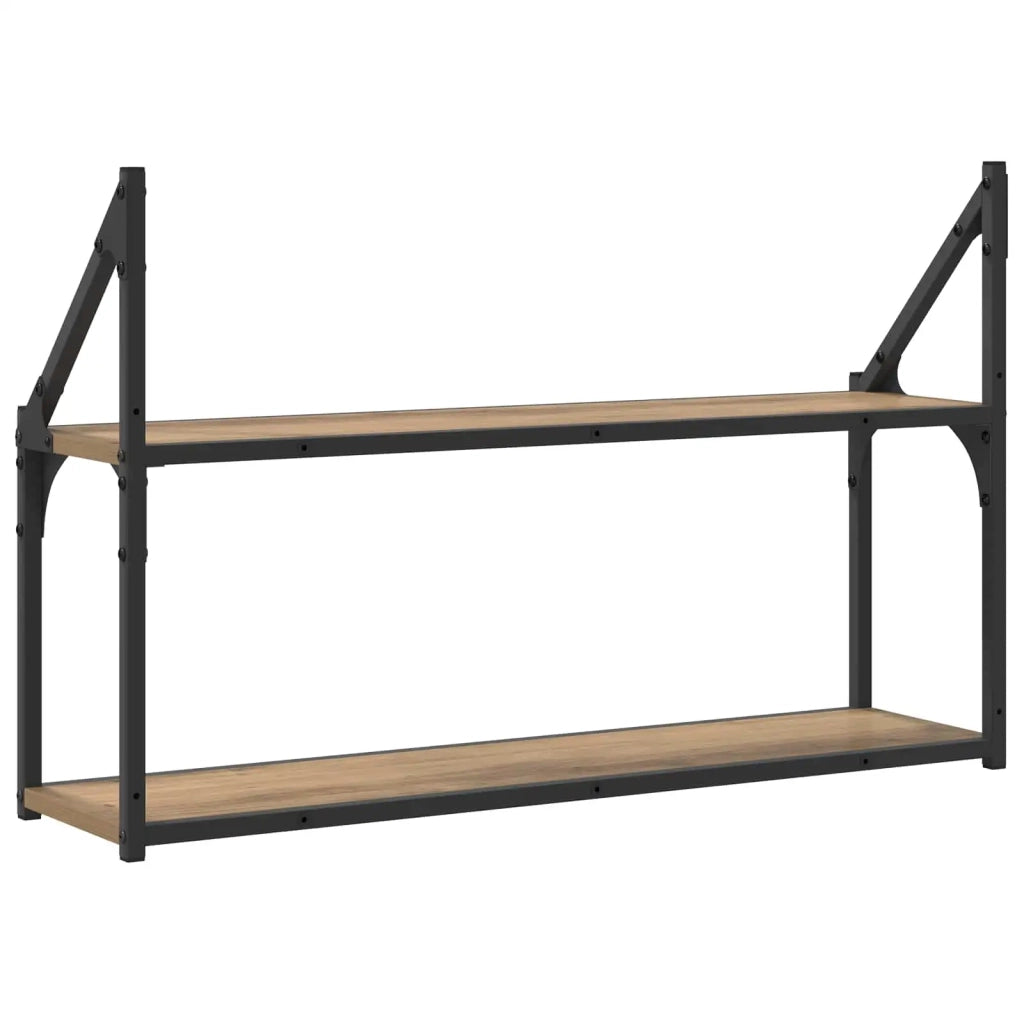 Scaffale da parete A parete Rovere artigianale 80 x 21 x 51 cm 8010899