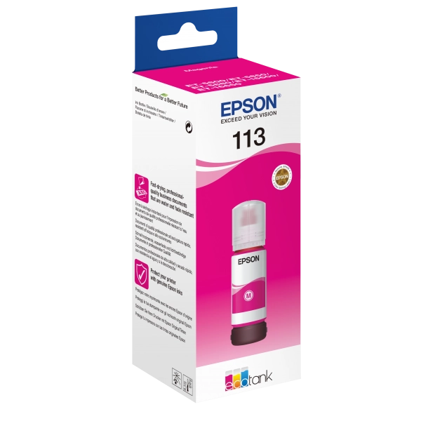 EPSON CARTUCCIA 113 ECOTANK MAGENTA BOTTLE STANDARD