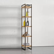 Libreria industrial cortina in legno massello di abete 50x45x205 - Mobili 2G