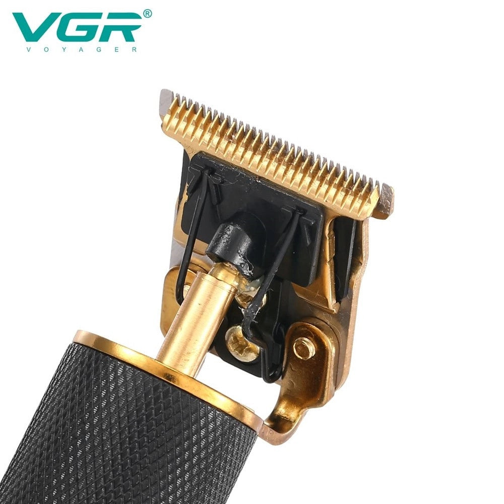 Tagliacapelli Barba A Batteria Ricaricabile Elettrica Con Lama A T Uomo Vgr V-179