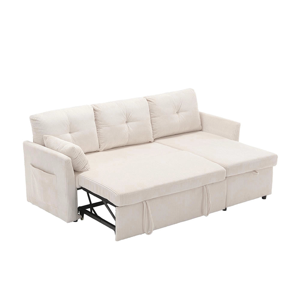 Divano letto multifunzione - Xylo - Modulare L, con sedili contenitori