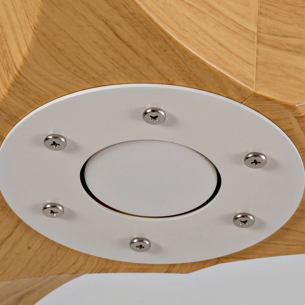 Ventilatore da soffitto 42" con 3 pale ABS, motore DC reversibile e telecomando, senza illuminazione