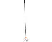 Cultivatore per Giardino con Larghezza di Azione Regolabile - Roto Treno - Materiale Inox - Duraturo - Manico Ergonomico - Resistentente ai Sforzi - Fresa per Giardino