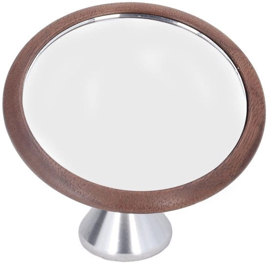 Corona d'oro - Specchio per caffè - Specchio riflettente per caffè - Accessorio professionale per barista - 6cm Specchio - Rotazione multidirezionale - Macchina per caffè