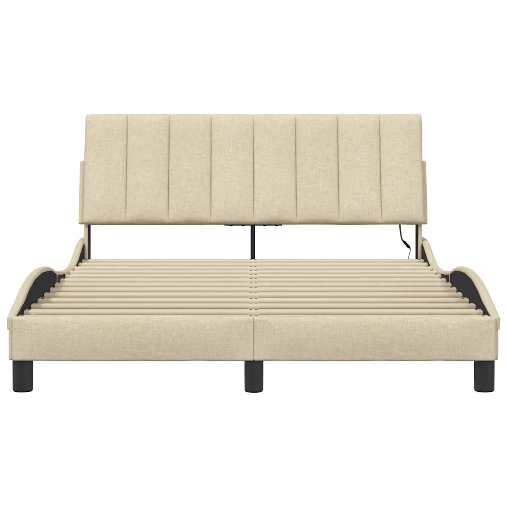 Giroletto senza Materasso Hanko Crema 120x200 cm Tessuto