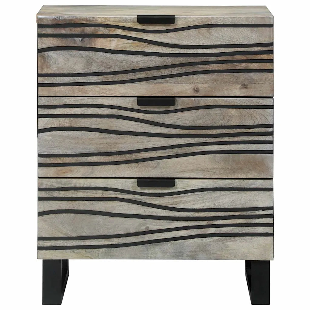 Comodino | Armadio da Notte | Mobiletto da notte Bianco 50 x 33 x 62 cm Legno ingegnerizzato