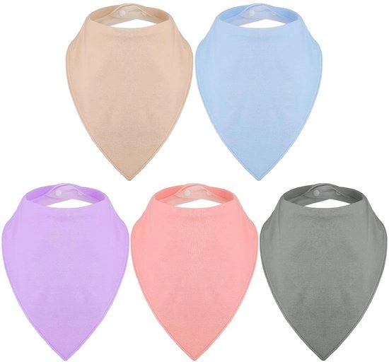 Slabbetjes per adulto, morbidi, grandi, assorbenti, impermeabili, idonei da 4 anni in su, per bambini, adolescenti, uomini e donne (grigio, blu, beige, rosa, viola)