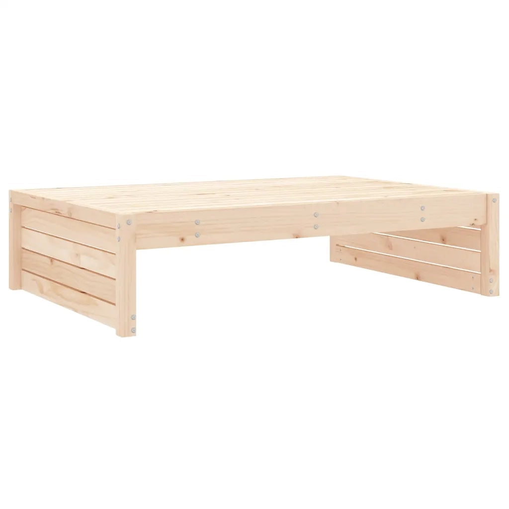 Sedia da giardino-Poggiapiedi da Giardino 120x80 cm in Legno Massello di Pino 773037