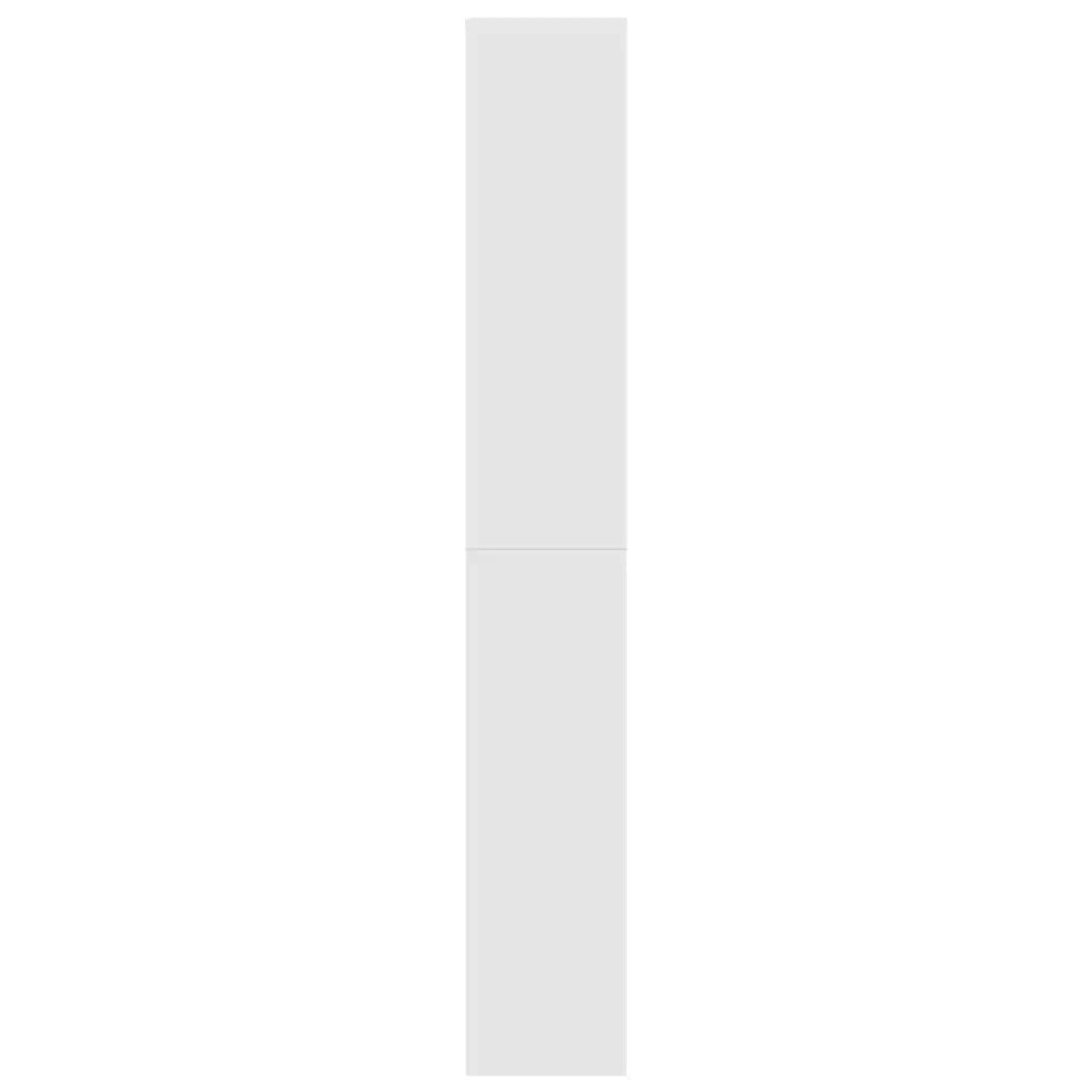 Armadio per Libri 6 livelli 100 x 30 x 198 cm Bianco 3333924