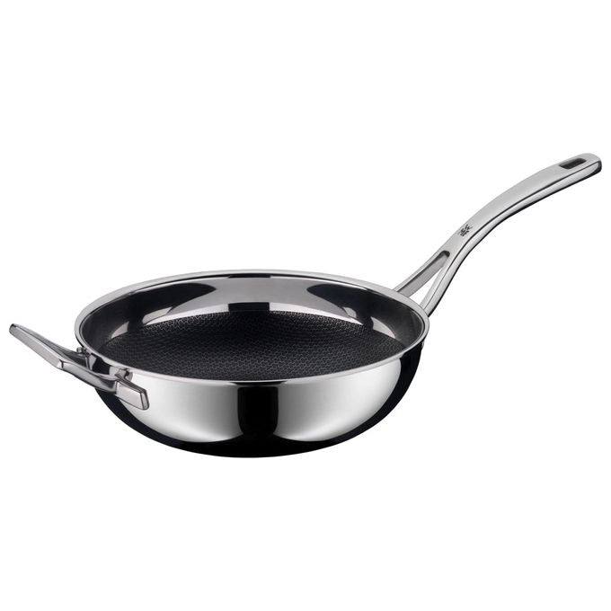 WMF 17.5653.6411 Profi Resist Wok Diametro 28 cm Rivestimento PermaDur Acciaio inox colore Acciaio inox