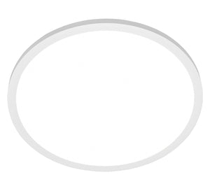 Plafoniera da Interno a LED in Metallo Bianco Opaco