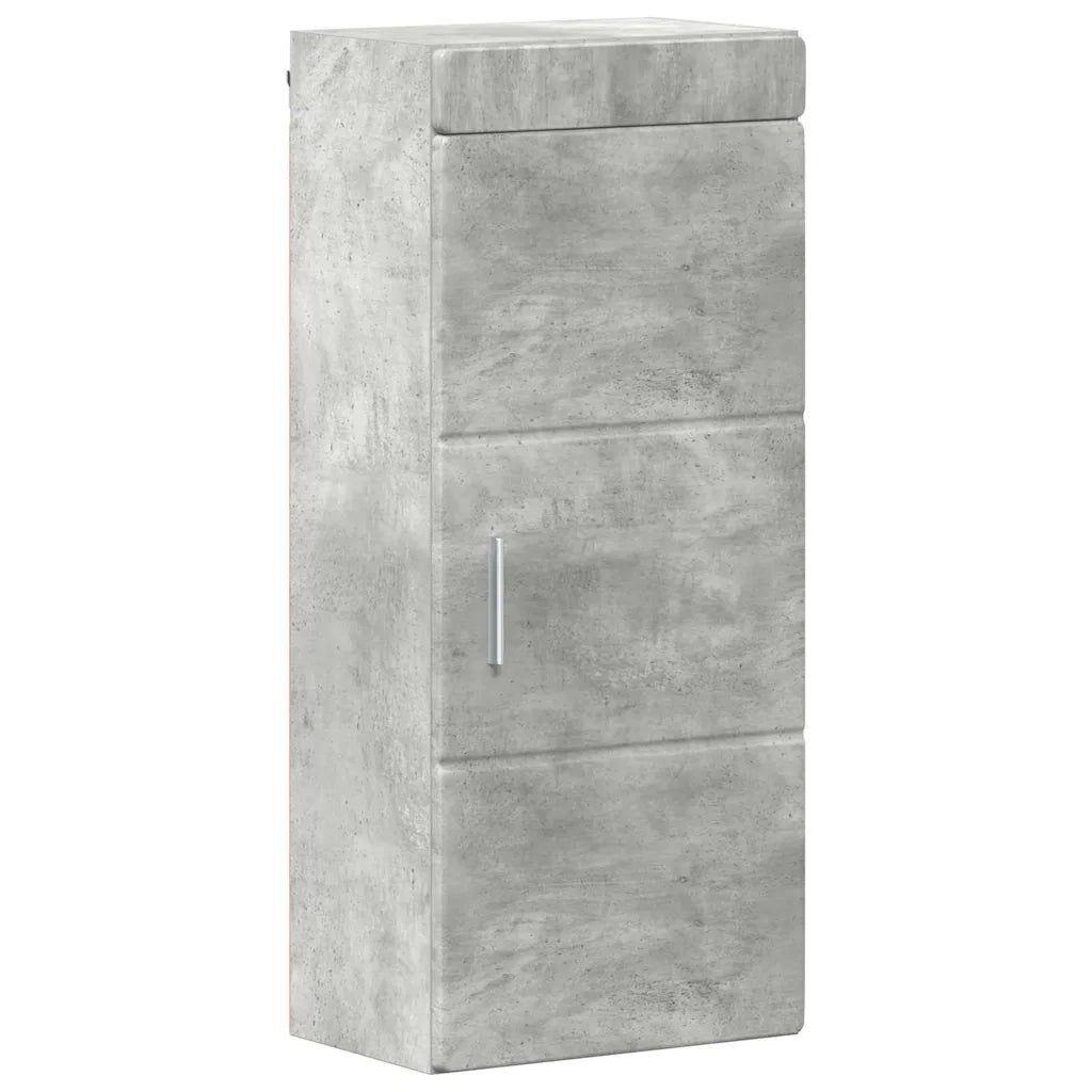 Armadio da bagno a muro TULUM Grigio cemento 37 x 24,5 x 86 cm