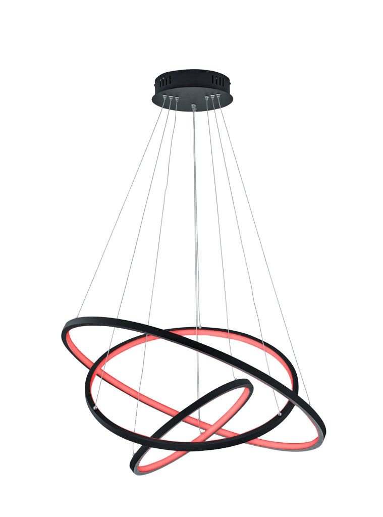 Lampada a Sospensione da Interno a LED in Metallo Antracite