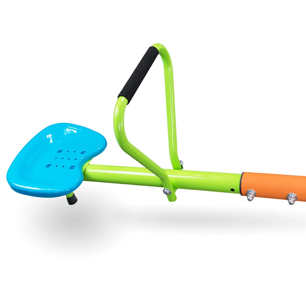 Dondolo Basculante Girevole 360° per Bambini 4 Posti 190x190x100 cm; Portata 200 kg