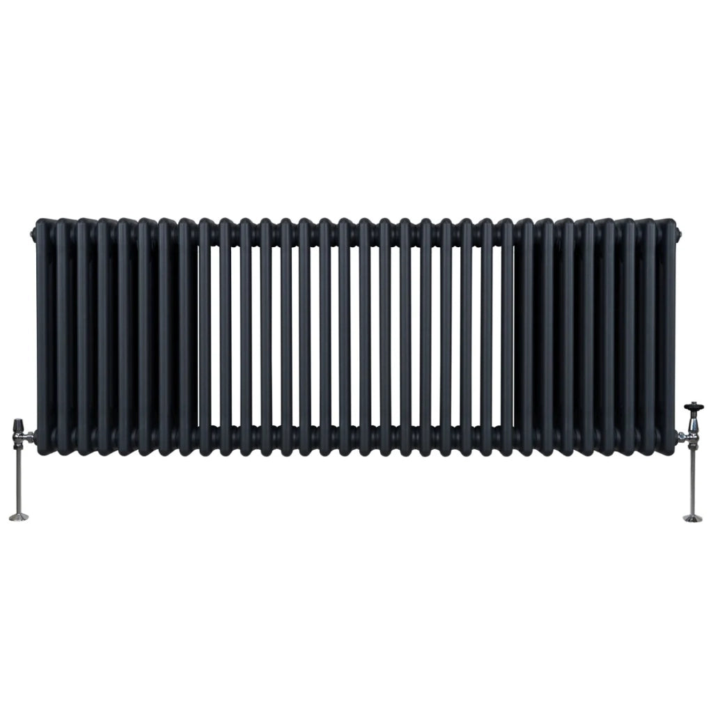 Termosifone Radiatore a 3 colonne per riscaldamento centralizzato Grigio Antracite 60 x 146cm