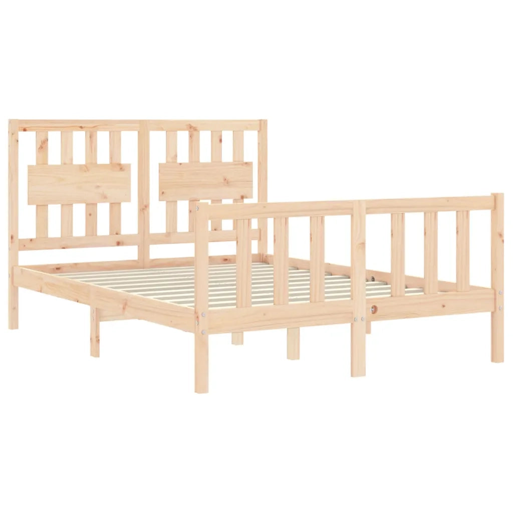 Giroletto senza Materasso-Struttura Letto 120x200 cm in Legno Massello di Pino 921245
