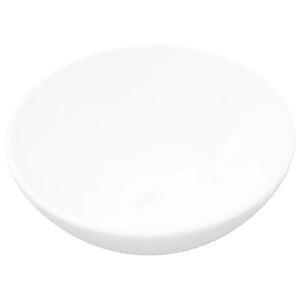 Lavandino da Bagno in Ceramica Bianca Rotondo cod mxl 52991