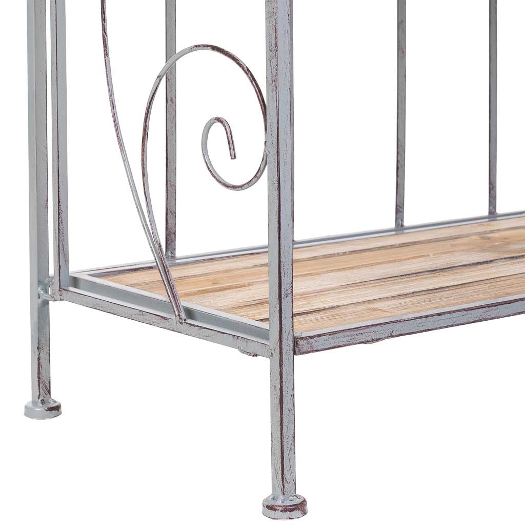 Mensola espositiva beige, 73x36x176h cm