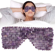 Oogmasker rinfrescante - Oogmasker per occhi gonfi - Oogmasker per mal di testa - Oogmasker per occhi stanchi - Oogmasker con pietra di jade - Oogmasker per rilassamento - Gel oculare