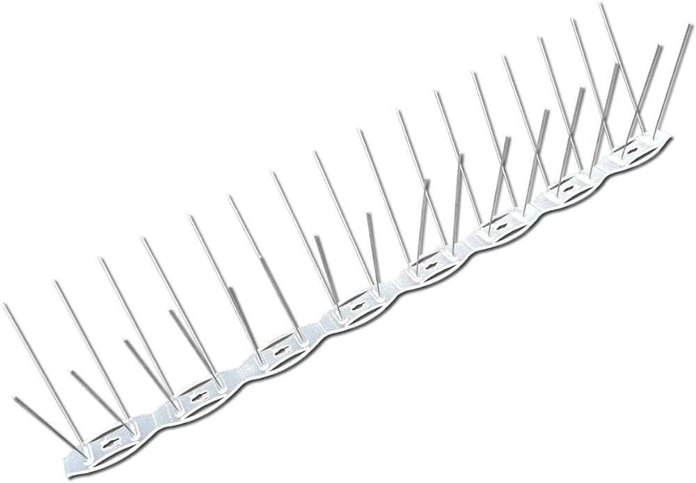 DISSUASORE PER VOLATILI IN ACCIAIO INOX cm 100x10h - 25 metrilineari