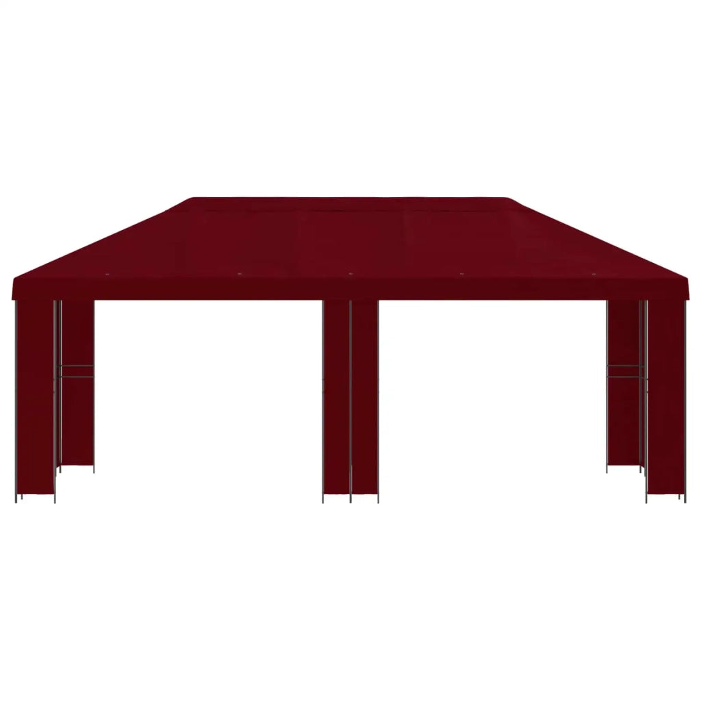 Gazebo da giardino 6 x 3 m Borgogna Poliestere e Acciaio 190 3376017