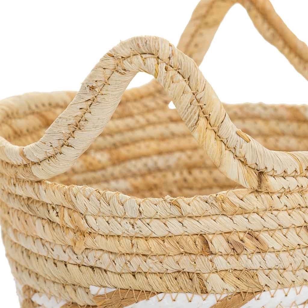 Cesto in fibra naturale marrone D24x18
