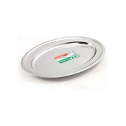 PINTINOX 538219 Tender Vassoio Ovale in Acciaio INOX AISI 430 47x31 cm colore Acciaio