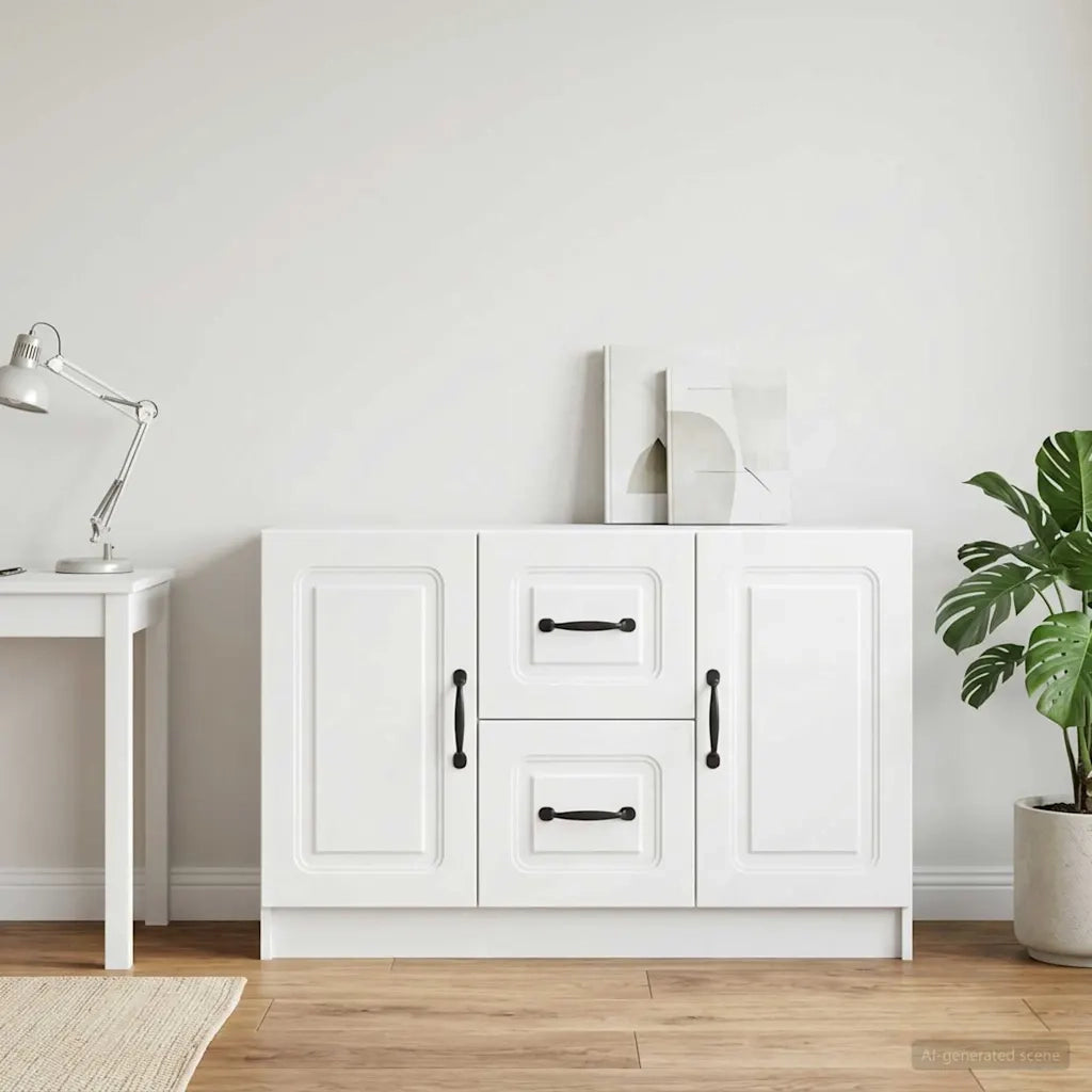 Credenza Bianco 89 x 34,5 x 57 cm Legno ingegnerizzato 895805