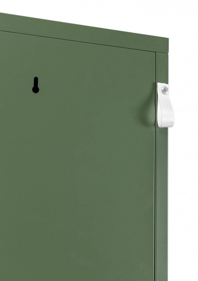 Armadio 1 Anta 46x38x185 cm Cambridge in Acciaio Verde