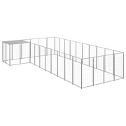 Gabbia per Cani Argento 13,31 mÂ² in Acciaio   cod mxl 44099