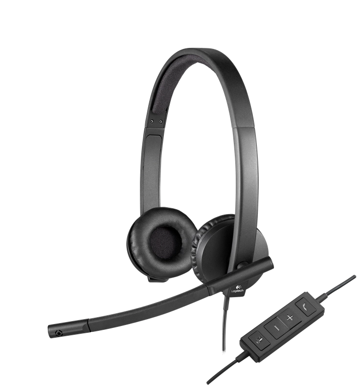 ORIGINAL Logitech Accessori per computer nero 981-000575 Headset H570e, USB, 31.5 - 20000 Hz, 94 dB