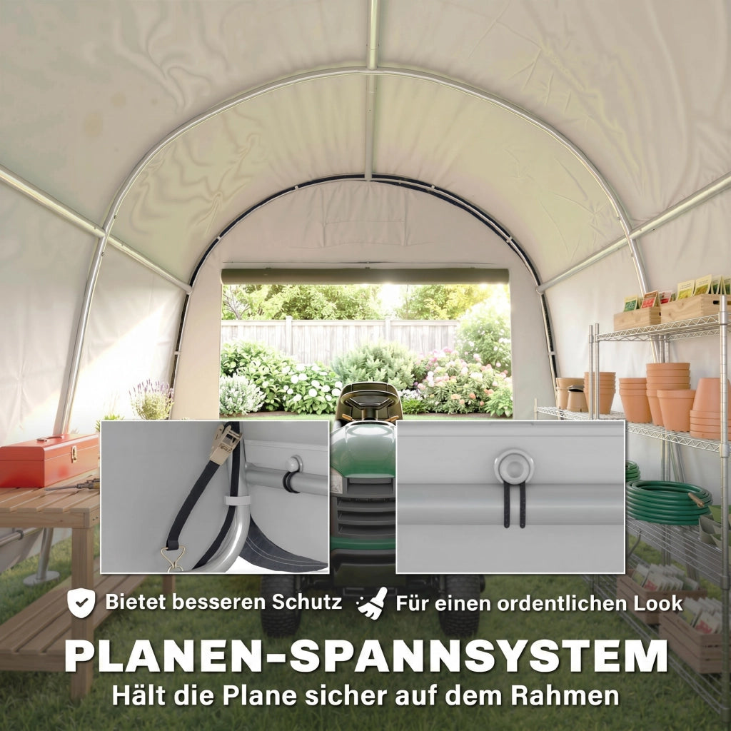 Tenda da Giardino ¨C zephmum ¨C Grigio 3x3m