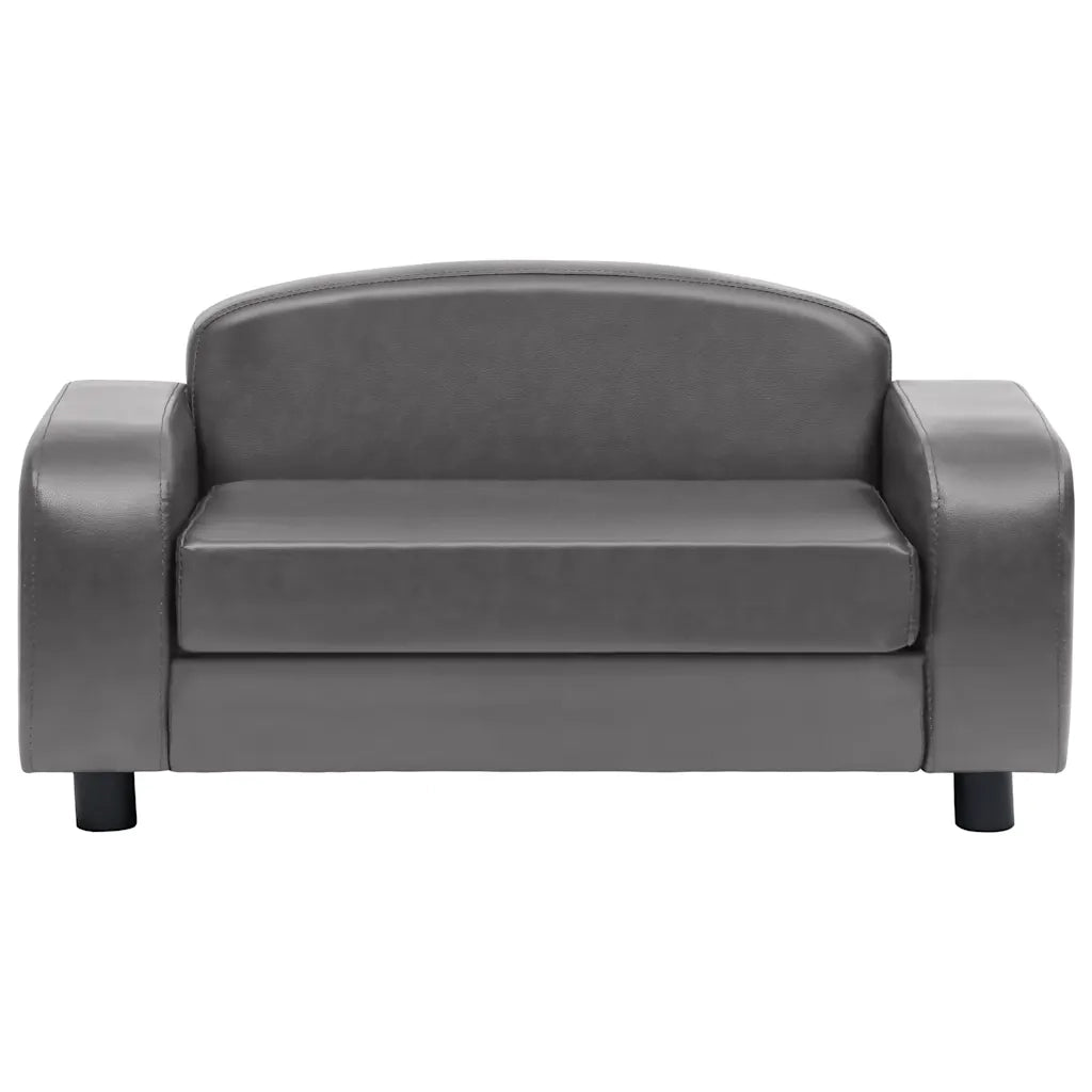 Divano per Cani Grigio 80x50x40 cm in Similpelle CFW7313833