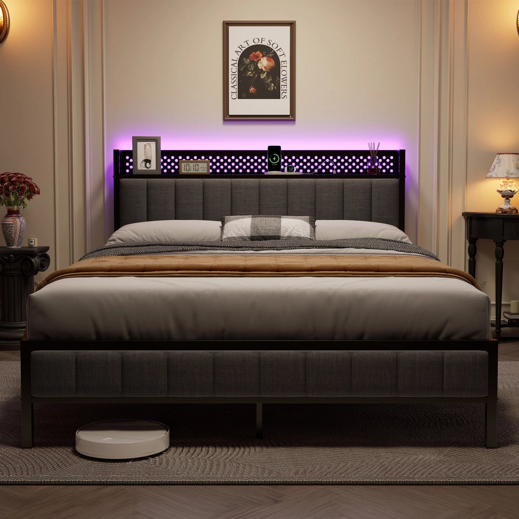Letto singolo 140x200 cm, colore nero