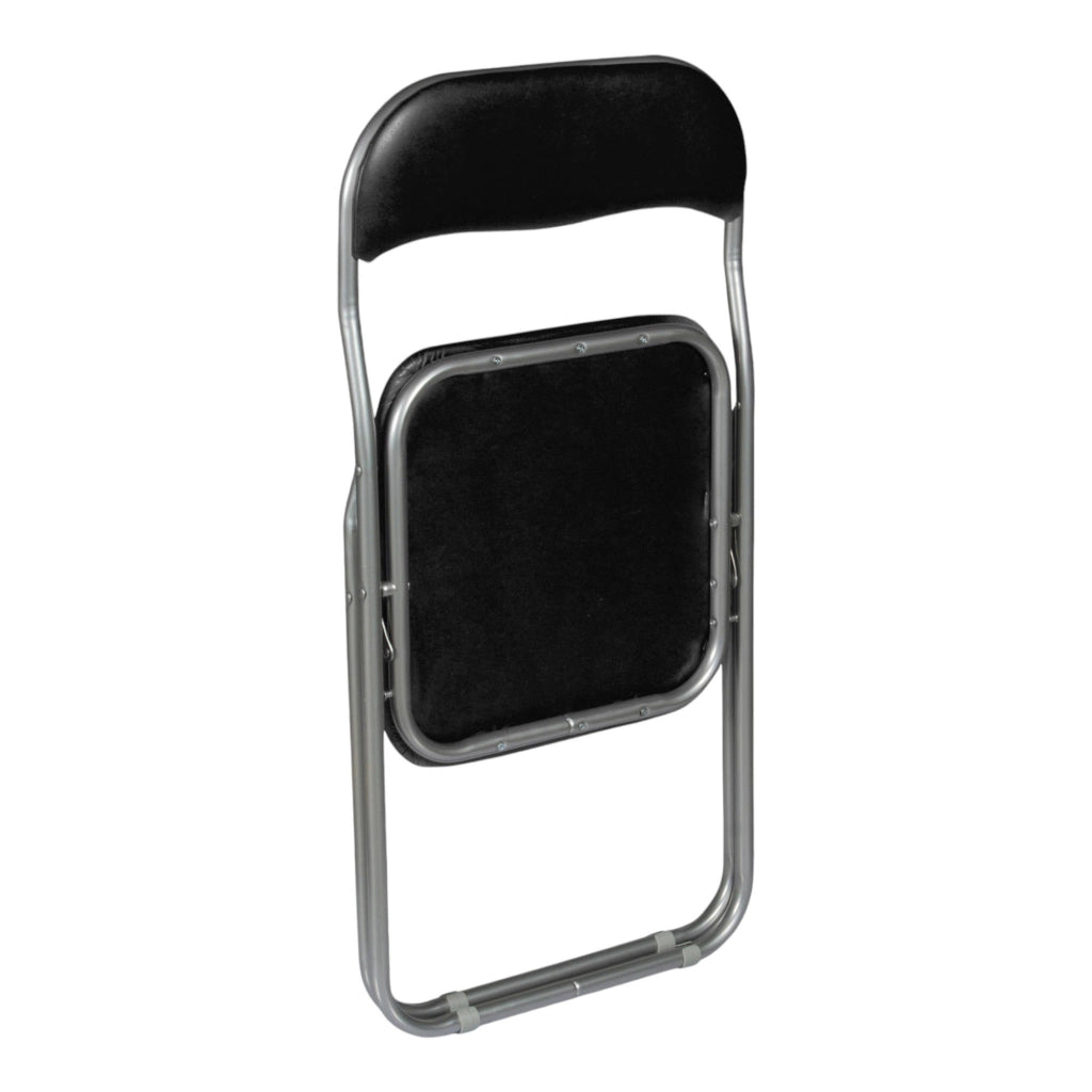 Sedia pieghevole Antenore 47x79,5h cm, colore seduta nero