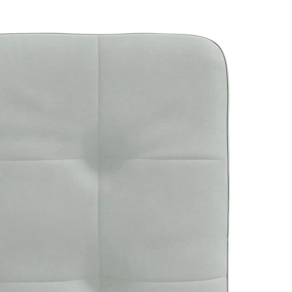 vidaXL Sedie da Pranzo 6 pz Grigio Chiaro in Velluto