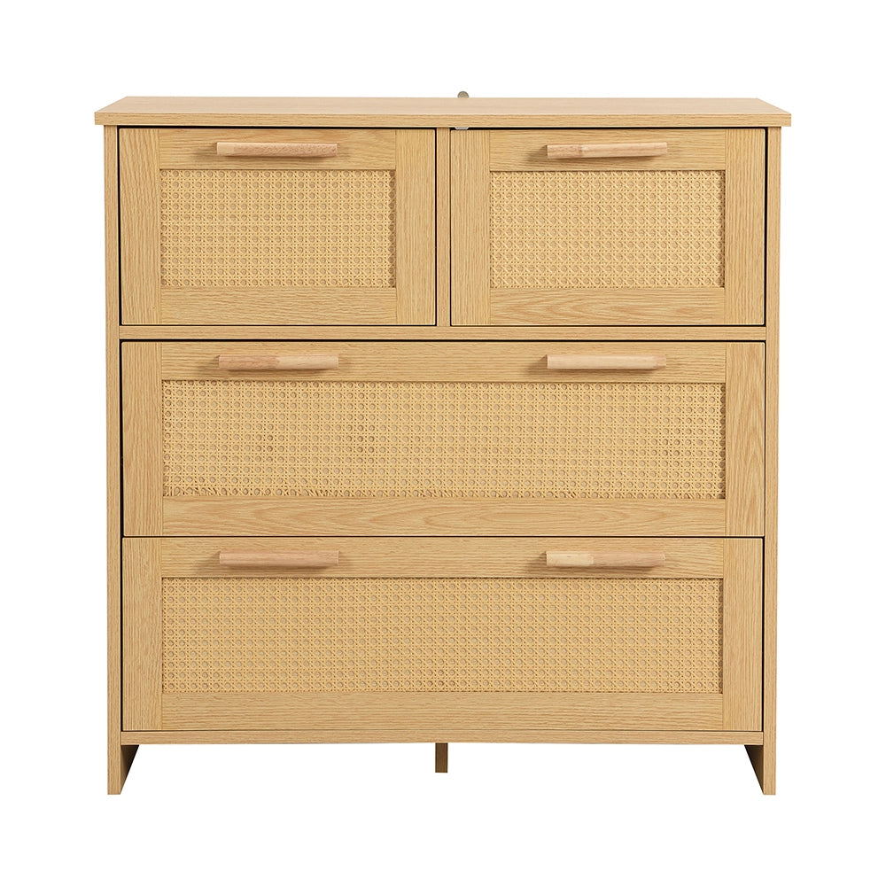 Armadio - Xylo - vimini 4 cassetti 80x80x38cm