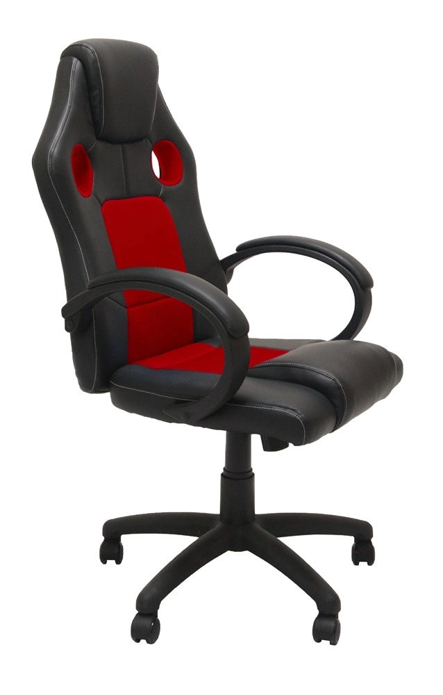 Poltrona enzo enzo nero rosso