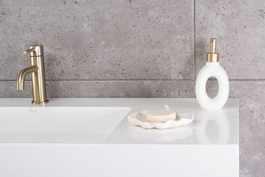 Lavabo In Conglomerato Archi 75 Cm White